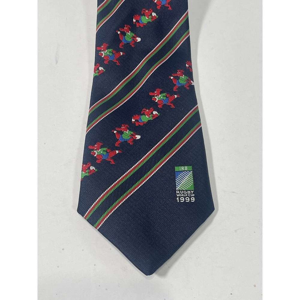IRB Rugby World Cup 1999 Official Licensed Mascot Striped Necktie UK